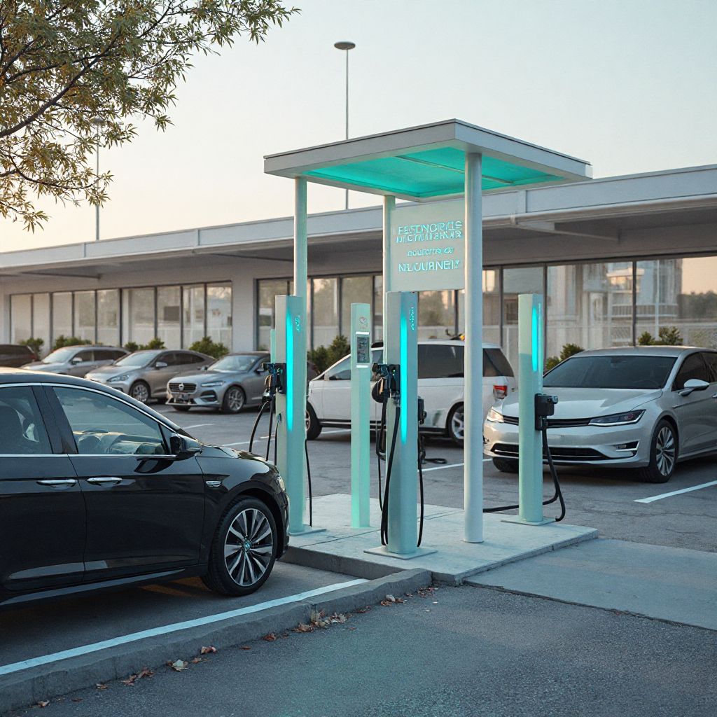 Estación de carga para vehículos eléctricos